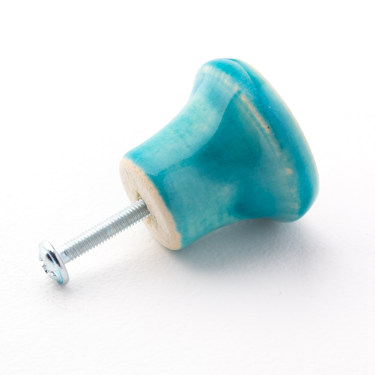 gałka do mebli turkusowa