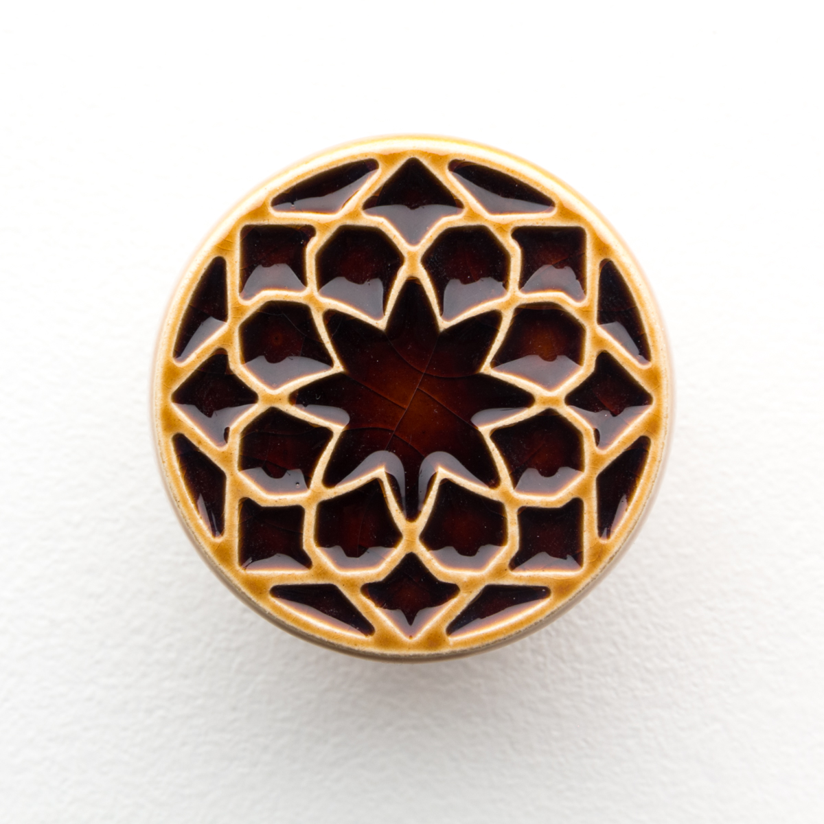 gałka miodowo-brązowa