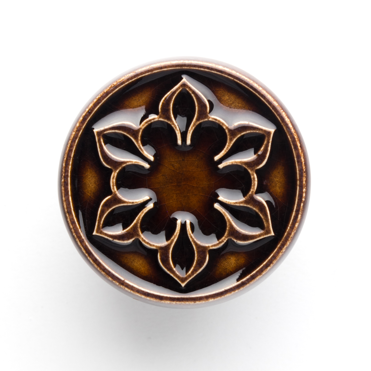 ciemnobrązowe gałki do mebli