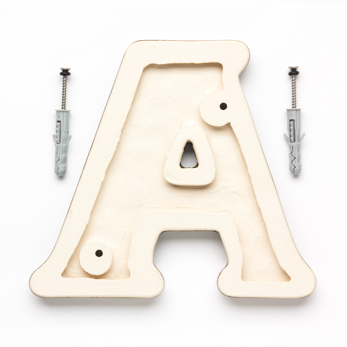 litera zielono-brązowa