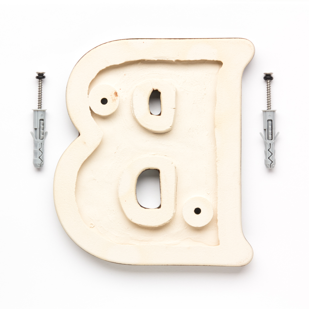 litera zielono-brązowa