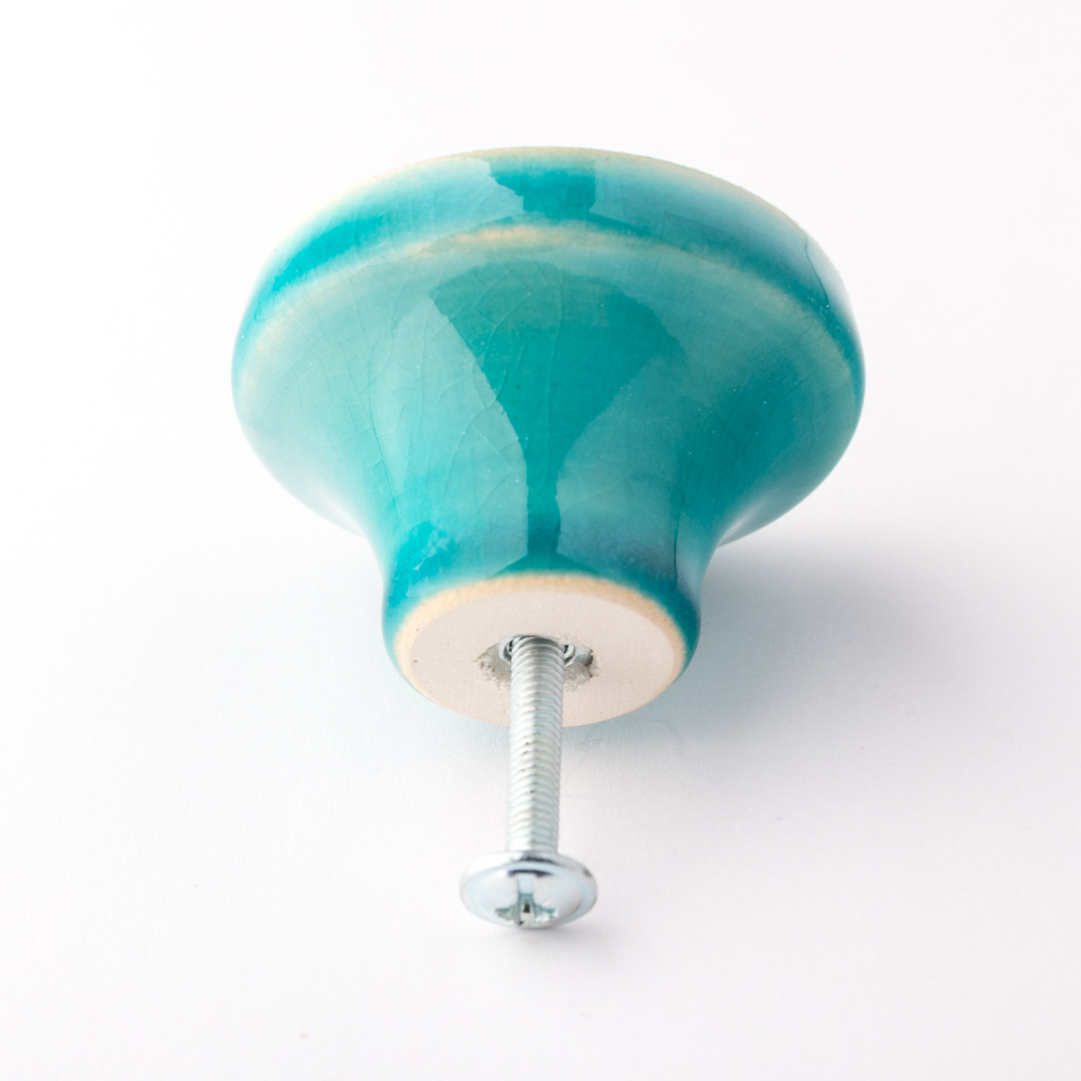 turkusowe gałki do mebli