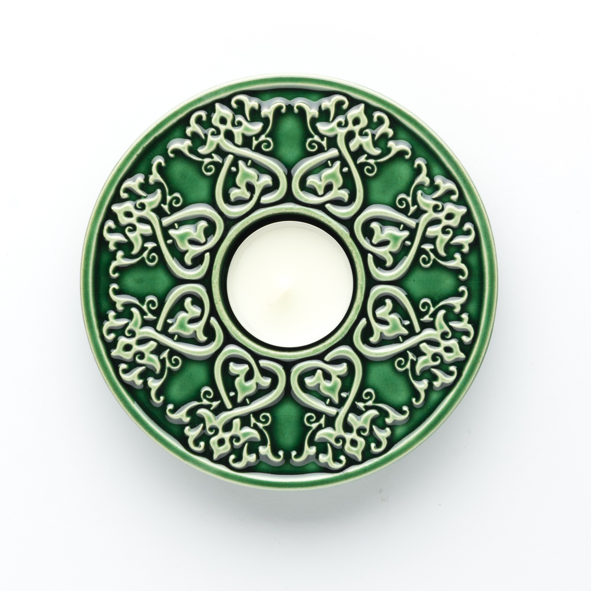 lampion zieleń butelkowa