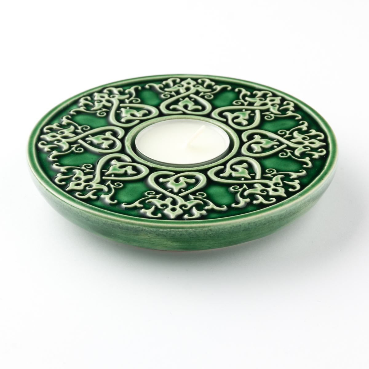 lampion zieleń butelkowa